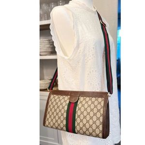 Gucci Clutch Ophidia Crossbody Bag Large -Rare